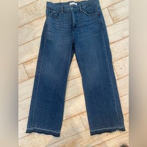 Loft wide leg jeans. Size 8P. EUC